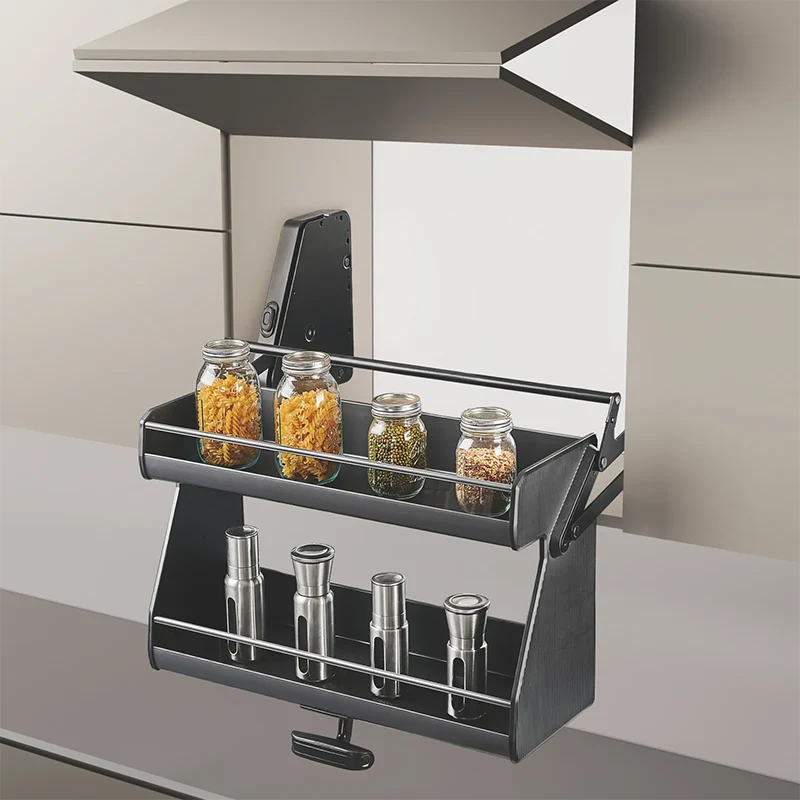 PULL DOWN CABINET ORGANIZER 
